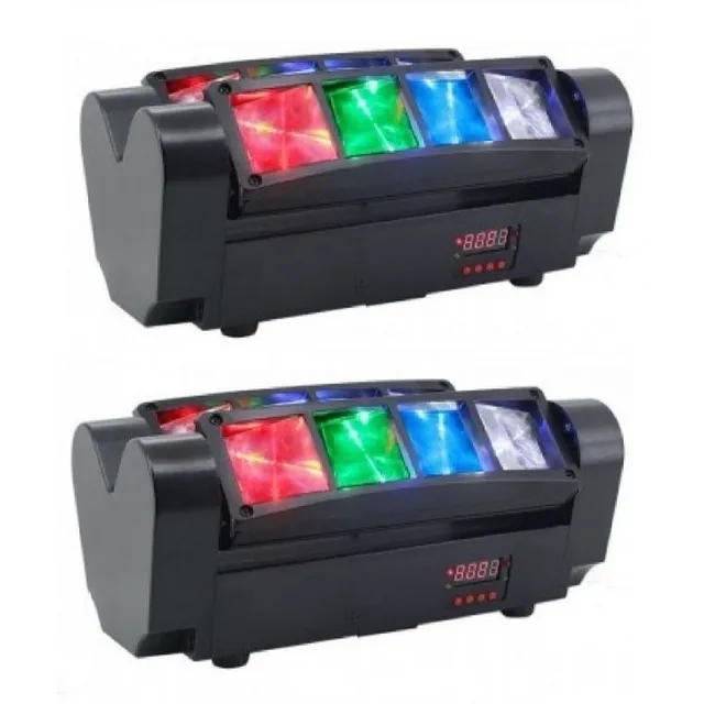 Pack De 2 Luces Led Profesional Audio Auto Dmx Doble Barra Mini Spider Lm30 Big Dipper Original