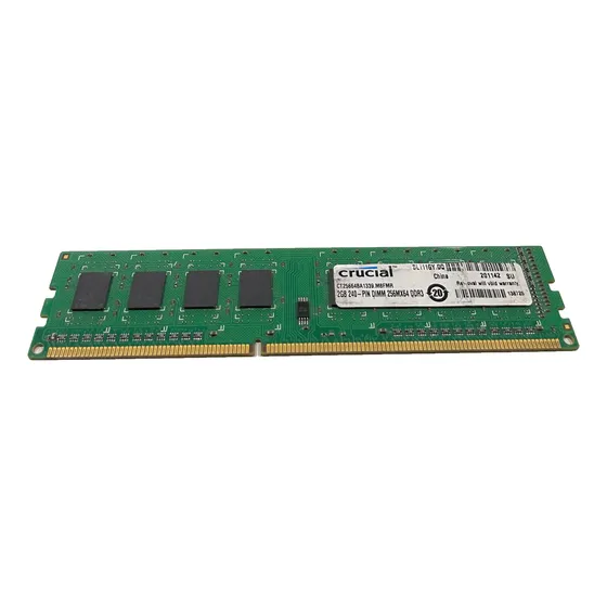 Memória Ram Crucial Ct25664ba1339.m8fmr 2gb Pc3-10600 Ddr3