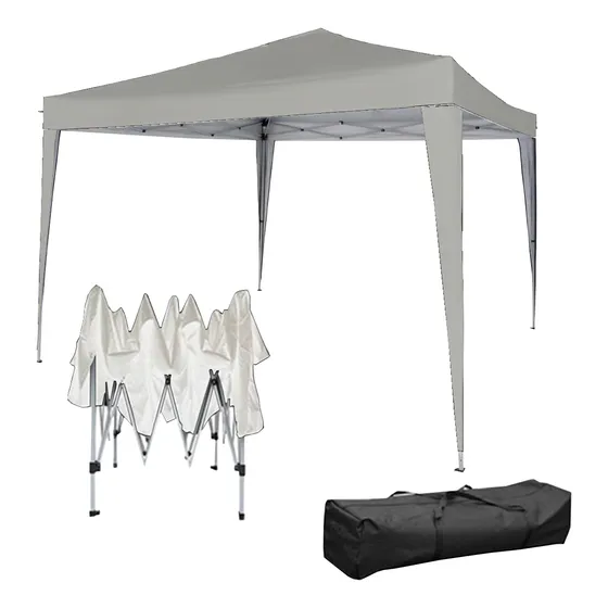 Tenda Gazebo 3x3 Barraca Praia 50 Uv Sanfonada A Prova Dagua