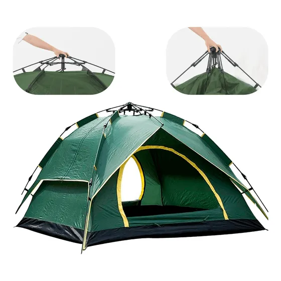 Carpa Autoarmable Para 4 Personas Deutech Automatica 2x2x1.3