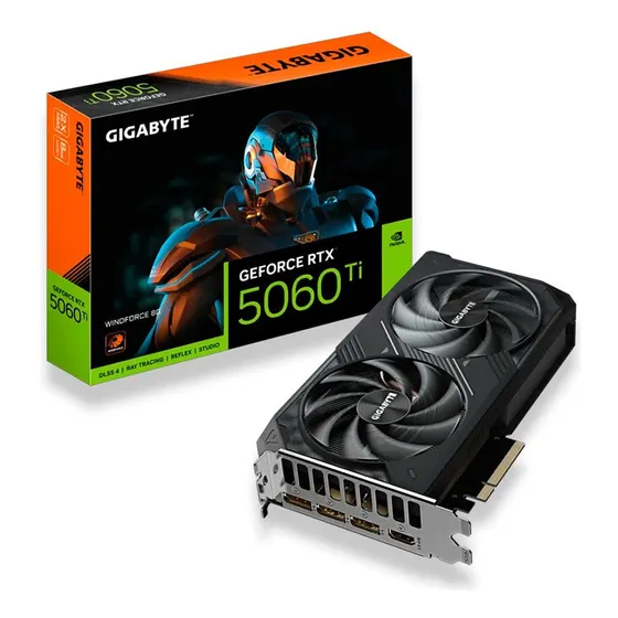 Mercado Livre Placa De Video Gigabyte Geforce Rtx 5060 Ti Windforce 8gb image
