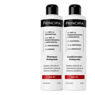 Principia Kit Principia, Aq-01 Shampoo E Condicionador Antiqueda 250ml