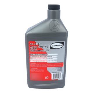 Aceite Evans Rcx3000 Sintetico 1l Uso Compresor 10601270 Aceite Evans Rcx3000 Sintetico 1l Uso Compresor 10601270