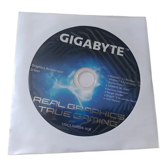 Cd Original Placa De Vídeo Gigabyte 12dc1 N00023 1cr