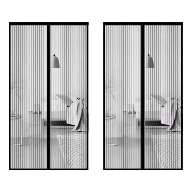Foofoo Malla Mosquitero Magnetico Puerta 100x210 Cortina Mosquitera