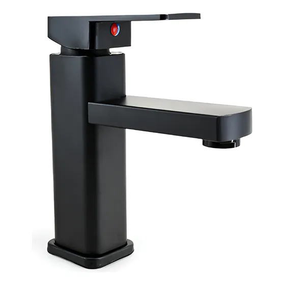 Canilla Negra 18cm Tubular Italomix Lh-3324
