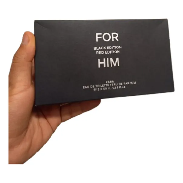 Perfume Zara For Him, Black And Red Edition Nuevo 2x1