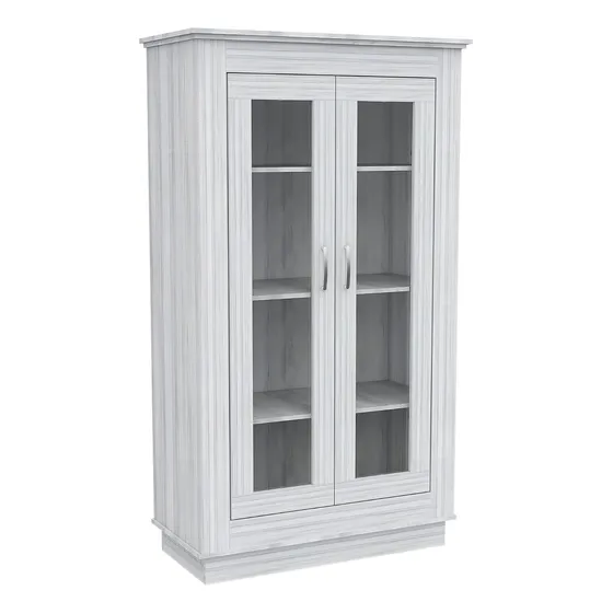 Vitrina Alcamo - White Chic Color Blanco