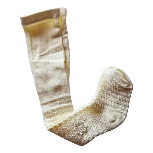 Medias Can Can Largas Bebe Crema 3 A 12 Meses