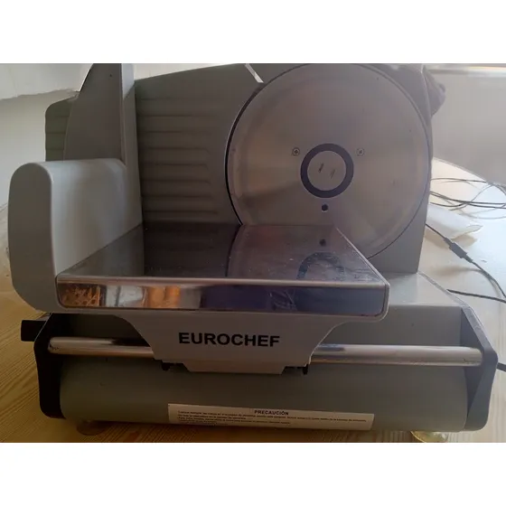 Rebanadora Eurochef Gris Sin Detalles Funciona Perfecto!