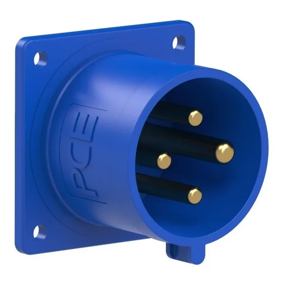 Pce Cee Clavija De Empotrar Recta 624-9, 32a 4p 9h Ip44