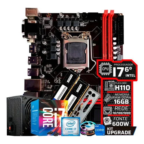 i5 10400　BIOSTAR H510M DDR4 16GB PLACA-MAE BIOSTAR H510M, DDR4, INTEL, LGA 1200, M-ATX