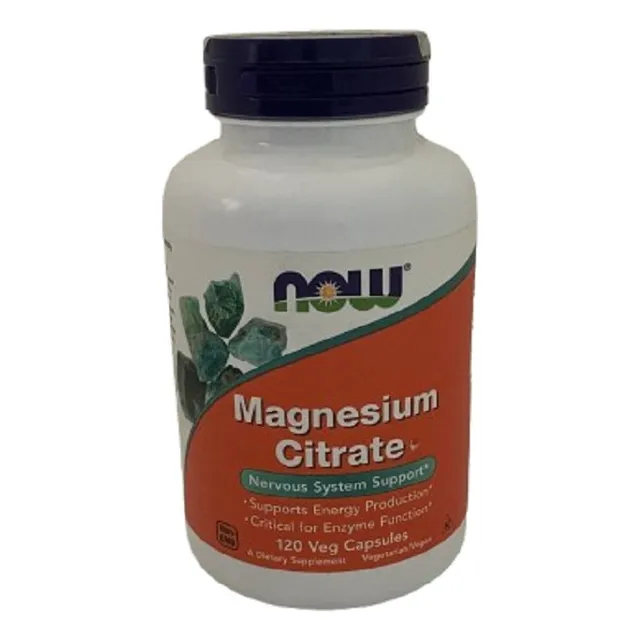 Magnesio Citrate 120vegcaps Now