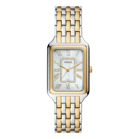 Reloj Mujer Fossil Raquel De Acero 2t Color de la correa Multicolor