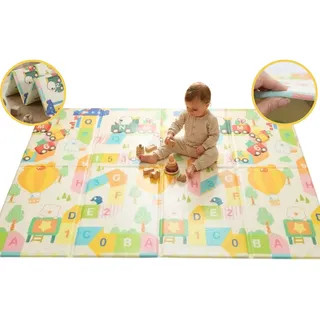 Tapete Infantil Tatame Dupla Face Emborrachado 150x200cm Alfabeto Ci