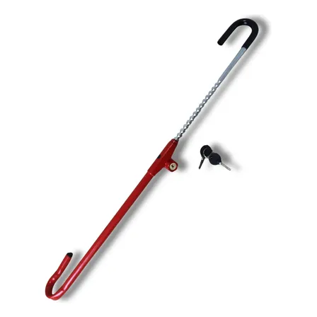Trava Segurança Volante Pedal Aço Universal Segurança Furto