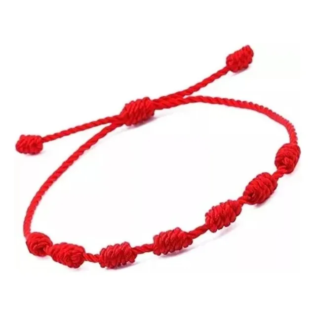 Pulsera 7 Nudos Contra La Envidia Pulsera Roja 7 Nudos/prote