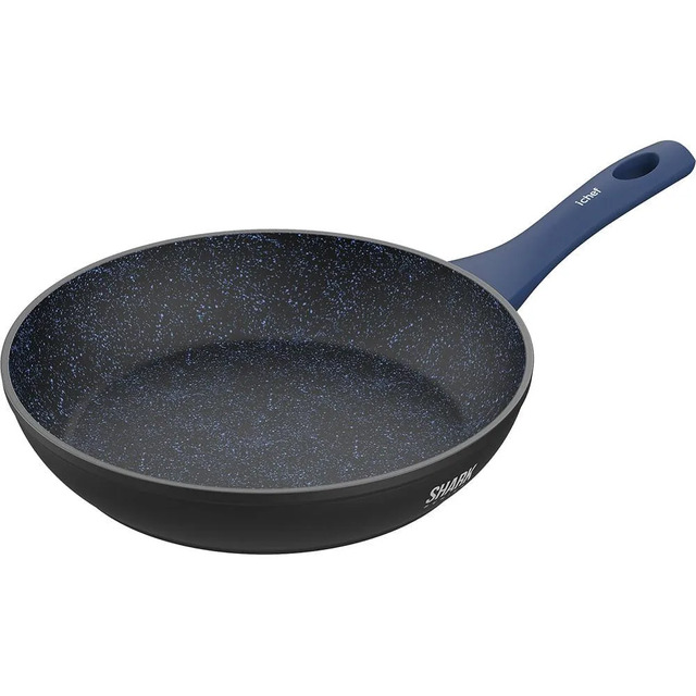 Panela Antiaderente Polishop Shark Series Home 24cm Ichef Azul E Preto