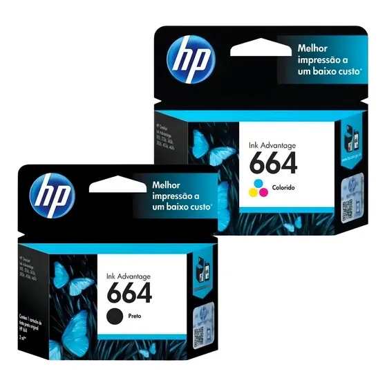 Cartucho de tinta HP 664 Black And Color Advantage