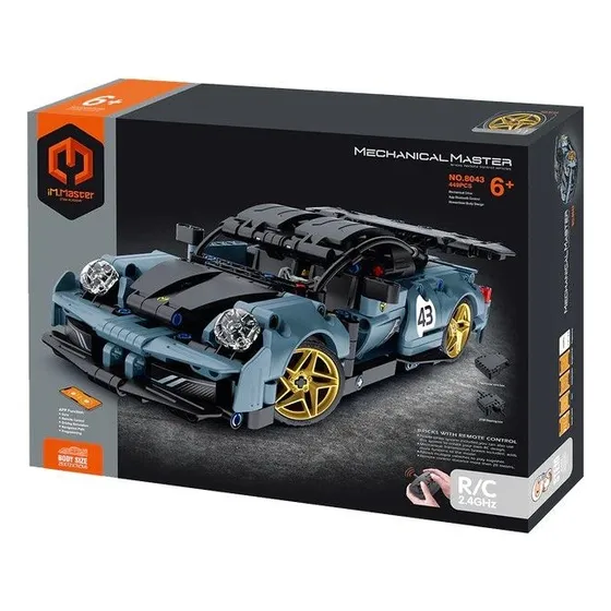 Auto A Radio Control 449 Piezas Bloques P/armar Ft186