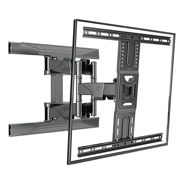 Soporte Pantalla Gc P6 Tv Ajustable Reclinable 45-75 45.5kg Color Negro