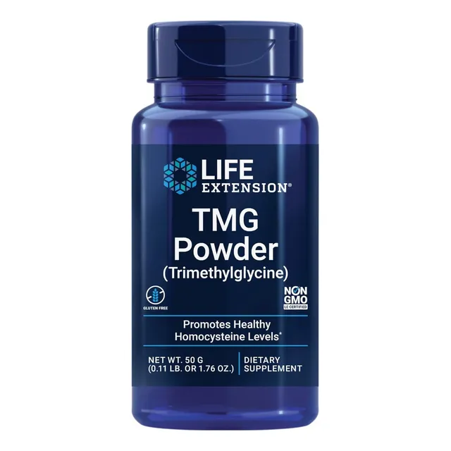 Trimetilglicina (tmg) En Polvo Life Extension 50 G