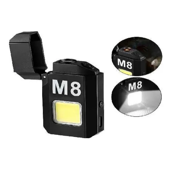 Mini Linterna + Encendedor M8