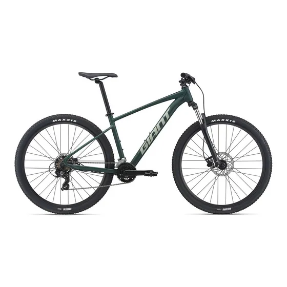 Bicicleta mountain bike Giant Talon 3 2021 R29 tamaño del cuadro XL color verde/gris