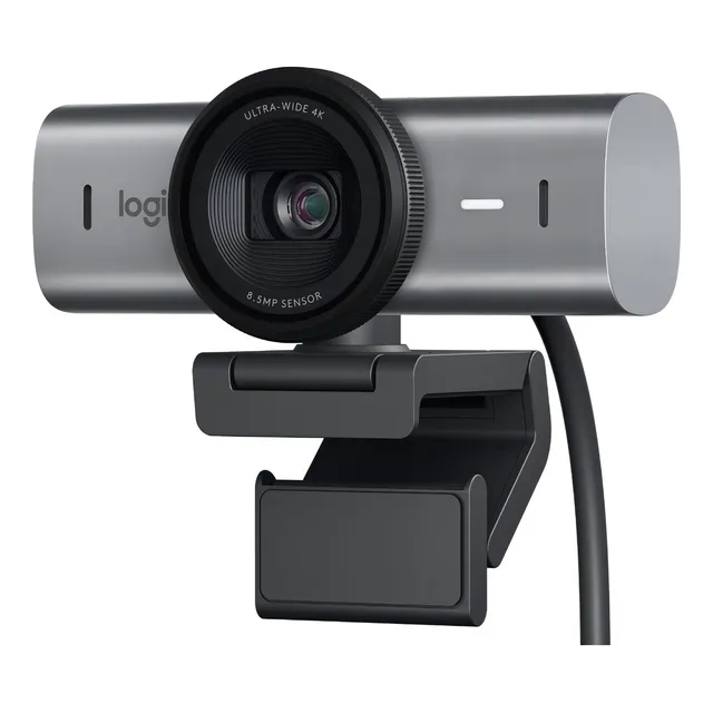 Cámara Web Logitech Mx Brio Ultra Hd 4k Para Streaming Color Negro