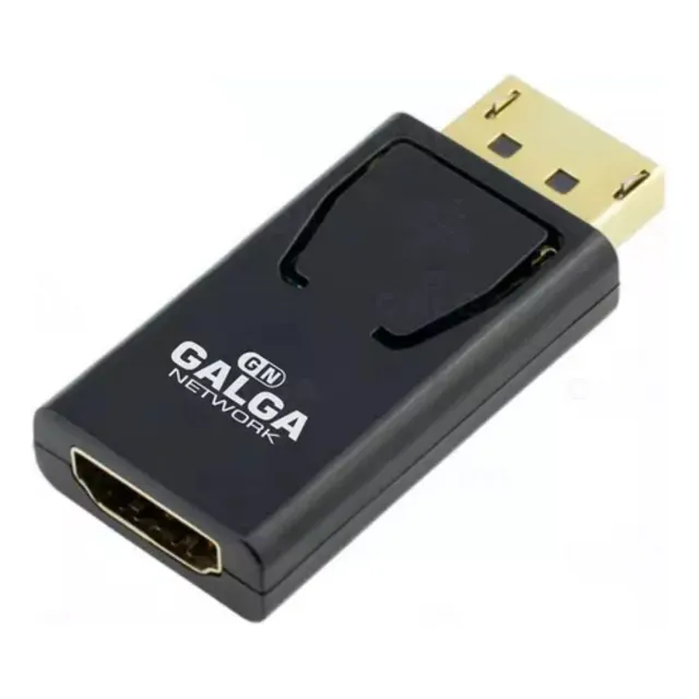 Adaptador Display Port Macho A Hdmi Hembra 4k Galga Network