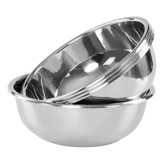 Cuenco Para Mezclar Acero Inoxidable Metal Cocina 4