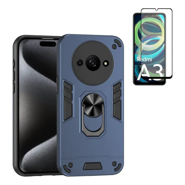 Carcasa Antishock Reforzada Para Xiaomi + Lamina Completa