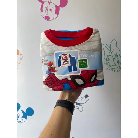 Pijama De Dos Piezas Hombre Araña Tallas 5