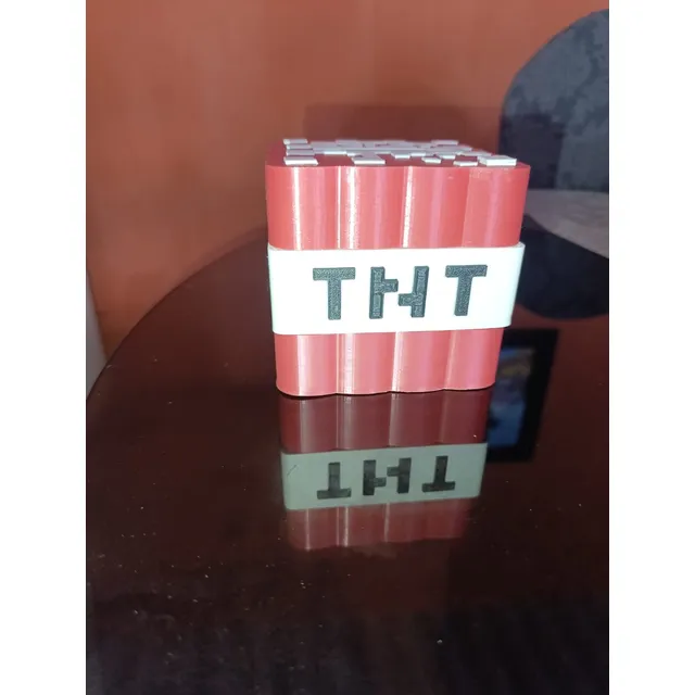 Alcancía Tnt De Minecraft