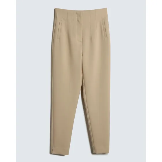 Pantalon De Mujer Marca Seven Color Beige En Poliéster #2807