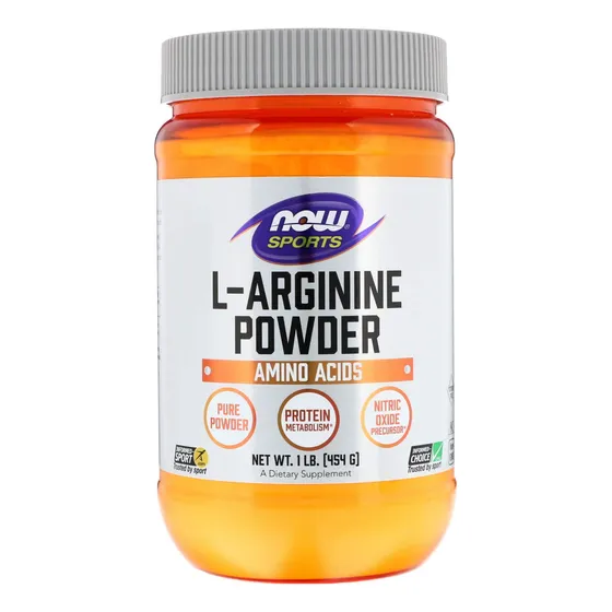 L-arginina En Polvo Now Foods Sports, 1 Libra