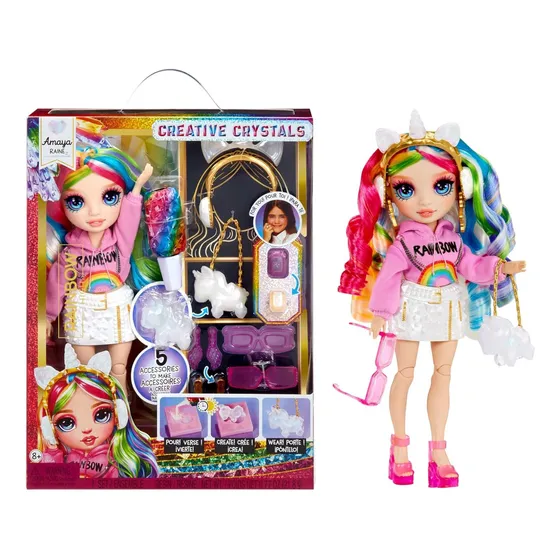 Muñeca Rainbow High Creative Crystals Amaya
