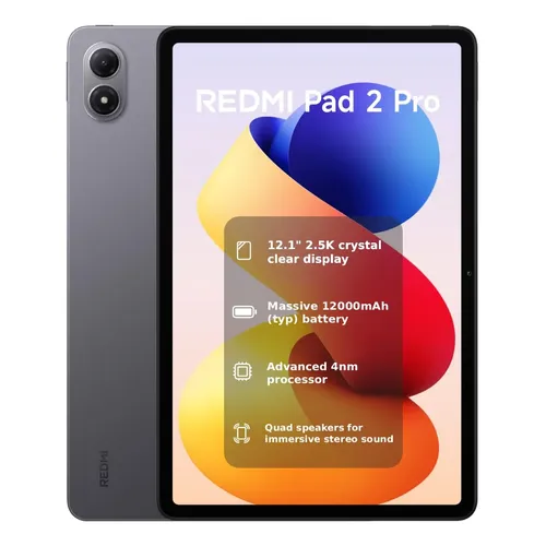 Xiaomi Redmi Pad 2 Pro 12.1 8gb Ram 256gb Prateado | Parcelamento