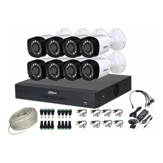Cctv Kit Dahua Pro 4k 8mp Dvr 8ch  + 8 Cam Tienda9cl 