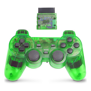 Control Inalámbrico Compatible Para Ps2 Doble Vibración Control Inalámbrico Compatible Para Ps2 Doble Vibración