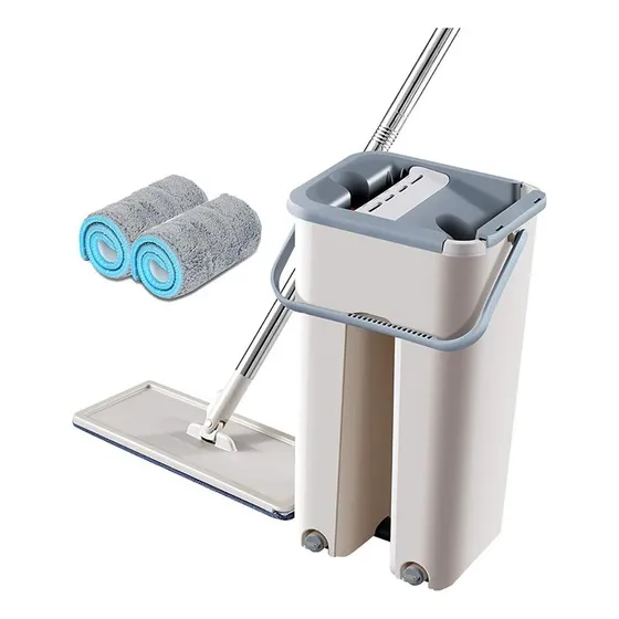 Balde Mopa Con Cubo Fregona Doble Plana Escurridor Alta Calidad Premium Everest