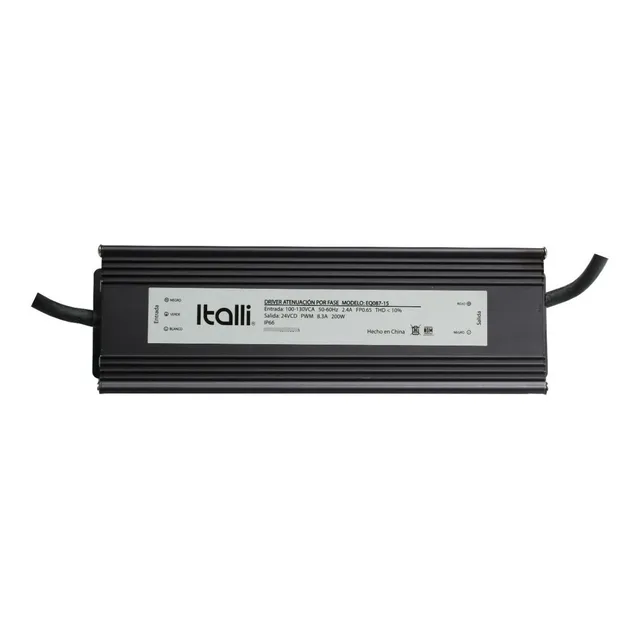 Fuente De Alimentación Led 200w 24vcd Ip66 Dim. Por Fase