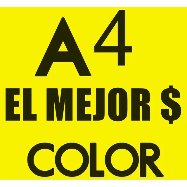 Impresiones Bajadas Color Insumarket A4 70g X 100 Doble Faz