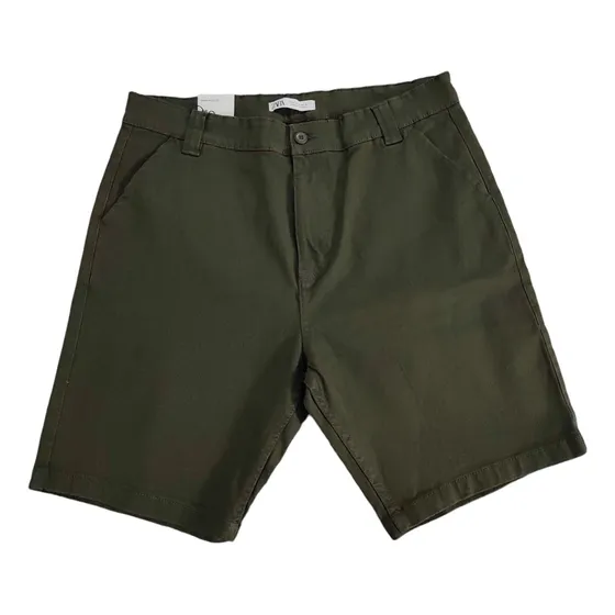 Chino Short Fit O Bermuda De 4 Bolsillos Marca Zara Dnwr