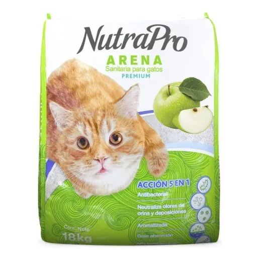Nutrapro Arena Para Gatos Aroma Manzana Verde