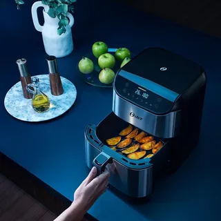 Fritadeira Digital Inox Oster 5l Com Painel Touch Cor Prateado 220v Fritadeira Digital Inox Oster 5l Com Painel Touch Cor Prateado 220v