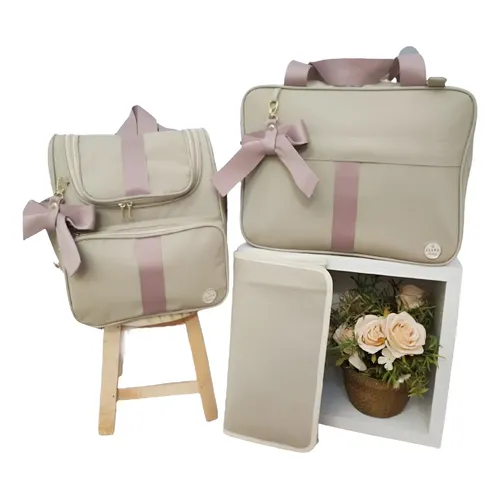 Diaper Bag Backpack Itzy Ritzy Boss Plus Chai W/ 19 Pockets