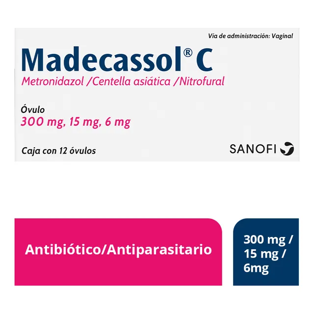 Madecassol C Óvulo, 12 Óvulos