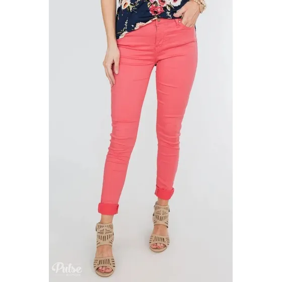 Jeans Dama Celebrity Pink Lipstick Elastizado