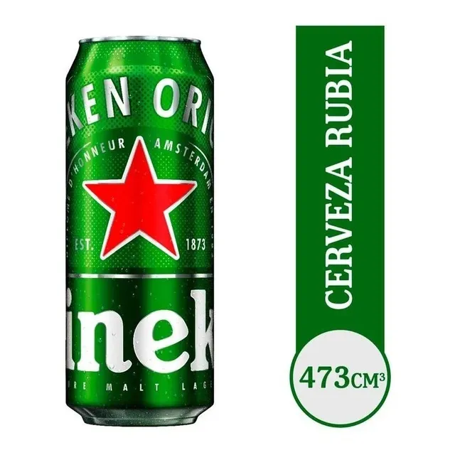 Cerveza Heineken Rubia Lata 473ml